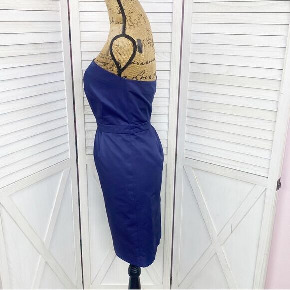 Limited Edition Strapless Sheath Pencil Dress Blue 10 - Picture 2 of 12